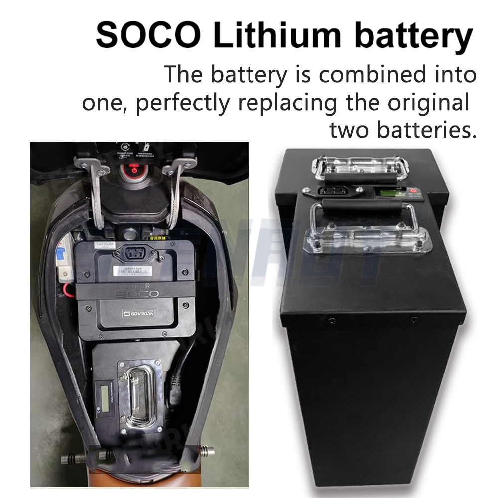 Super Soco TC TS Big Battery 6 - 72V 30Ah Lifepo4 Battery Pack 评论和价格