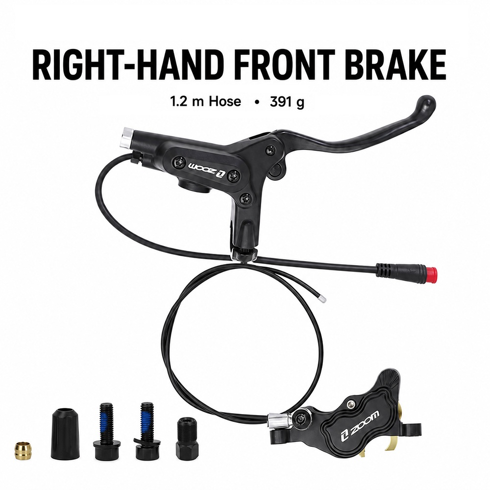 ZOOM HB-890E 4-Piston Hydrauli - Zoom Hydraulic Brake 4 Piston E-Scooter 评论和价格