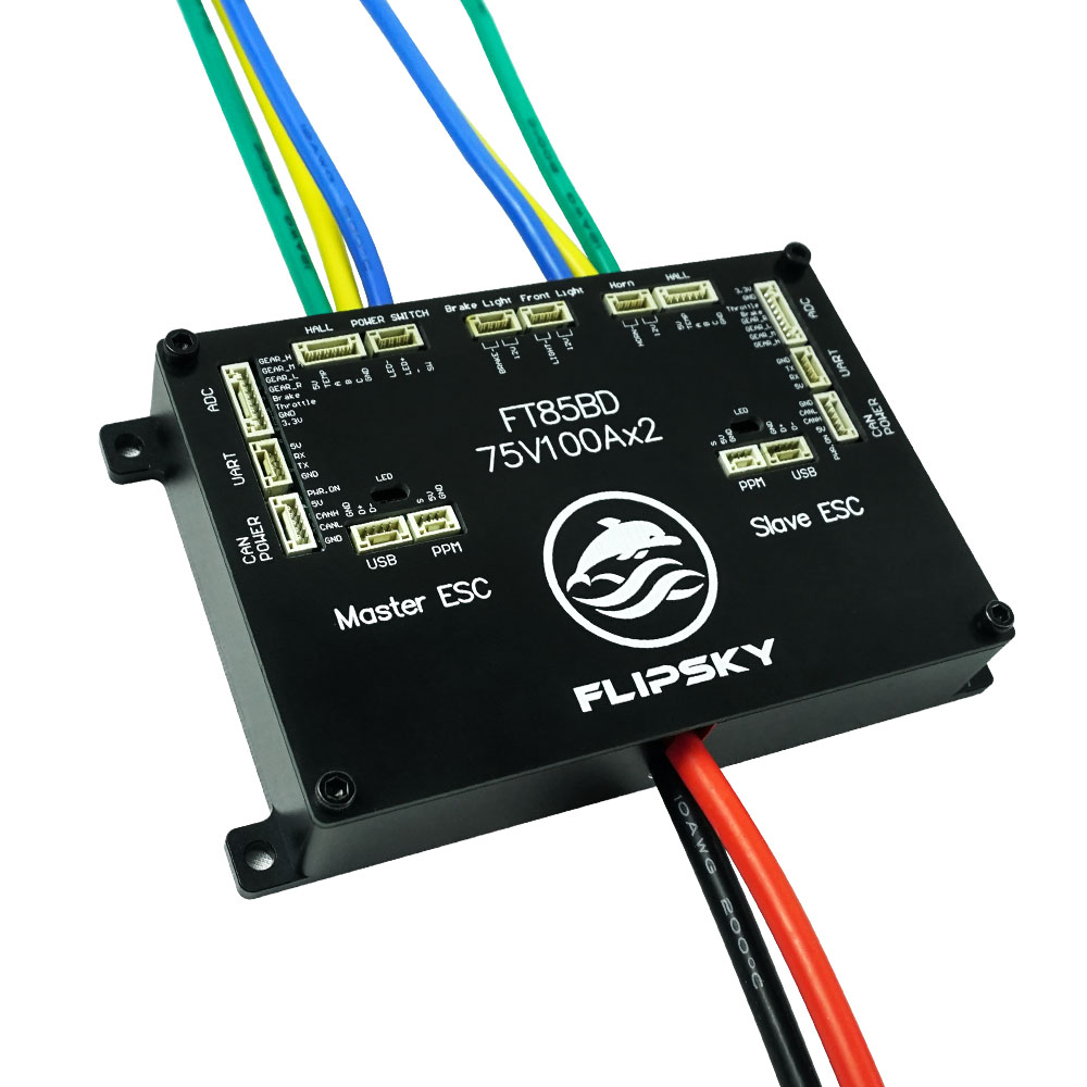 Flipsky FT85BD100A Dual ESC 85 - 72V 45A Dual Controller 评论和价格