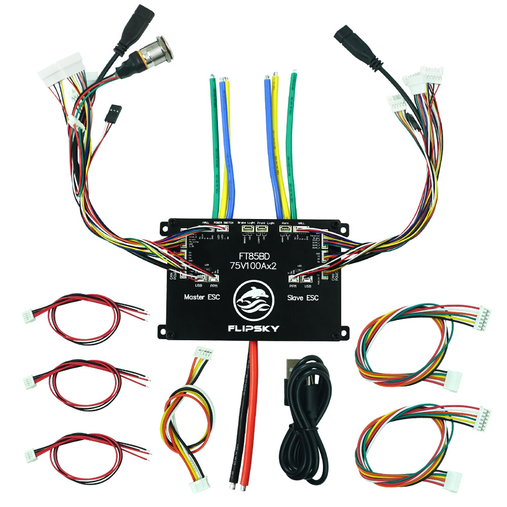 Flipsky FT85BD100A Dual ESC 85 - 72V 45A Dual Controller 评论和价格