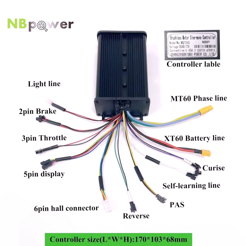 Dual Mode NBpower 48V/72V 45A  - 72V 45A Dual Controller 评论和价格
