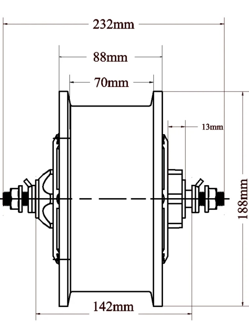 11inch 52V 60V 72V 120V 5000w  - 60V 5000W Brushless Hub Motor 评论和价格